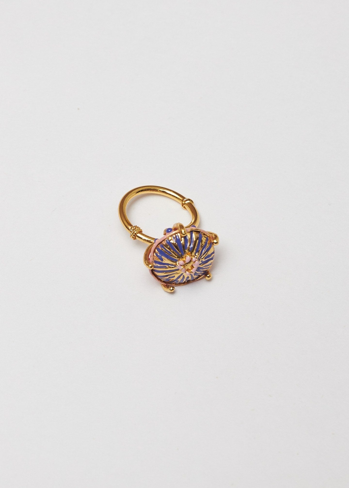 Anillo Sombrerito midi azul