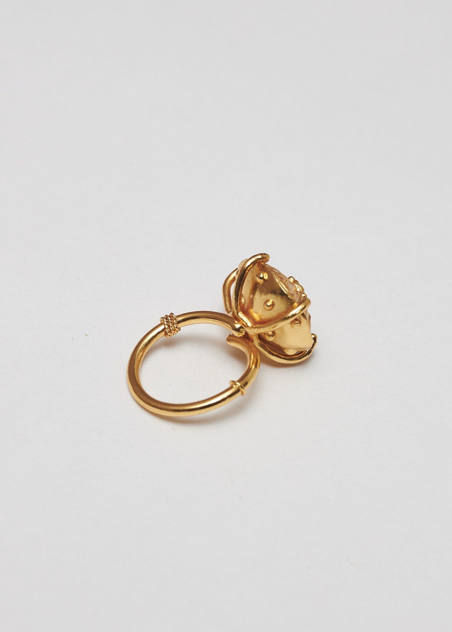 Anillo Sombrerito midi dorado