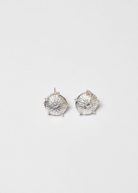 Aretes sombrerito midi plata