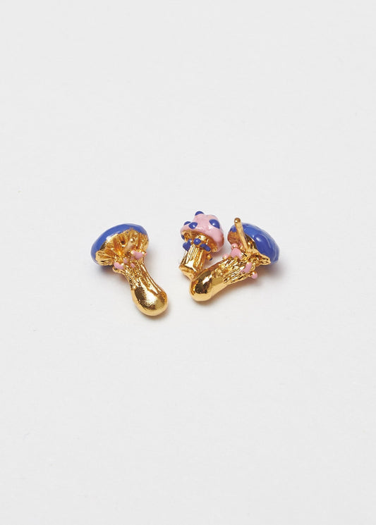 Aretes Setas y Seticas azul rosa