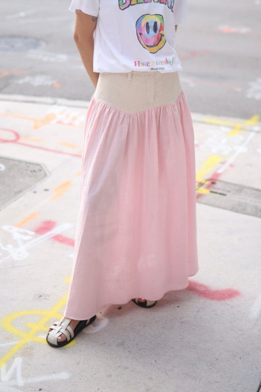 Sand Stripe Skirt