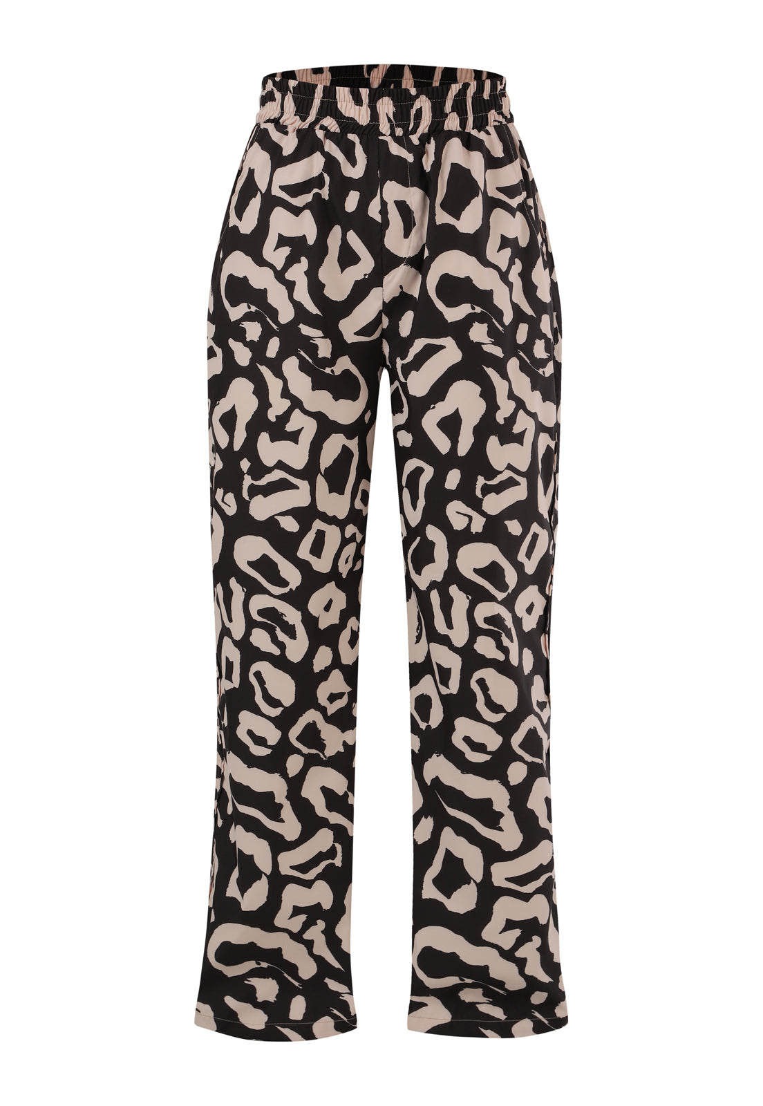 Black Leopard Pant