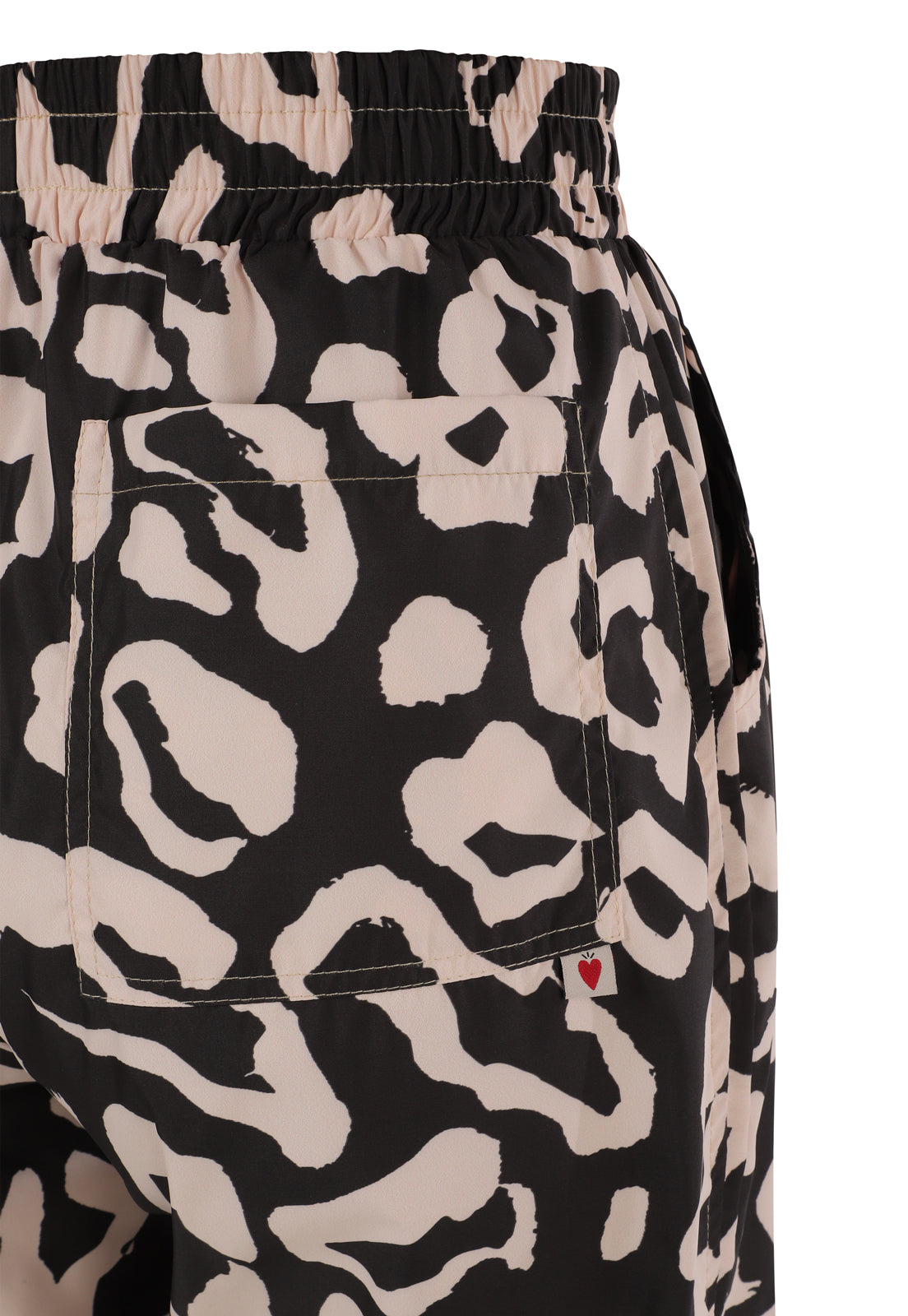 Black Leopard Pant