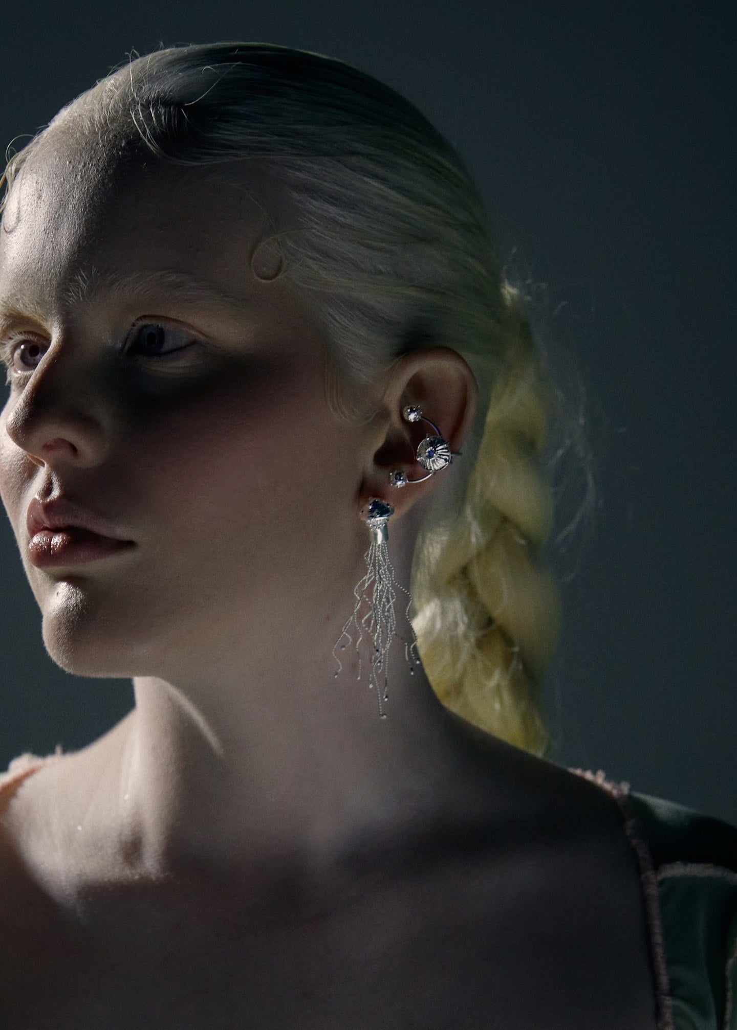 Arete/broche Miscelios plata